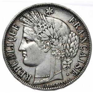 France, 5 Francs, 1851. Ceres