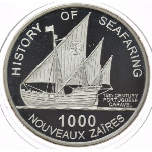 Zair, 1000 N. Zaires, 1997r.