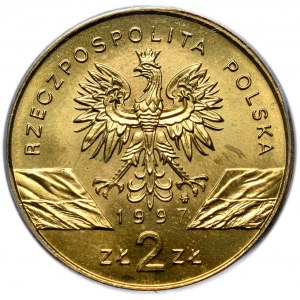 2 złote 1997 jelonek rogacz
