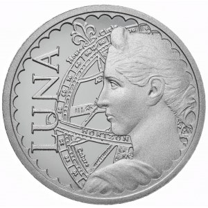 Luna, 1 oz, Ag 999, BU
