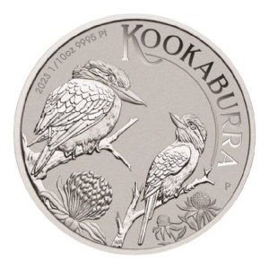 Australia, Kookaburra, 1/10 oz Pt, 2023.