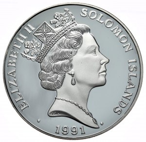 Isole Salomone, 10 dollari, 1991.