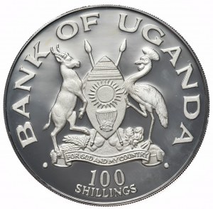 Uganda, 100 shillings, 1981.