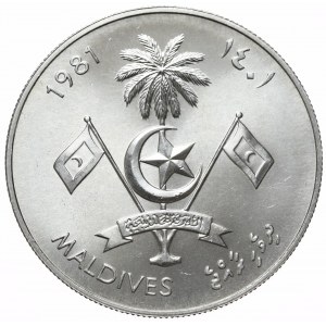 Maldive, 100 rupie, 1981.