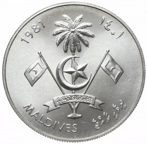 Maldive, 100 rupie, 1981.