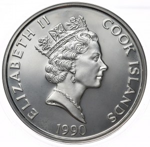 Îles Cook, 50 dollars, 1990.