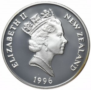 Nouvelle-Zélande, 5 dollars, 1996.