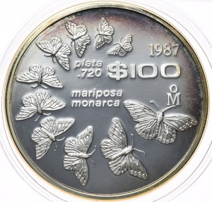 Mexico, 100 Pesos, 1987.