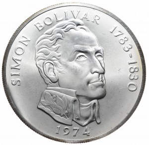 Panama, 20 Balboas, 1974, 3.85oz.