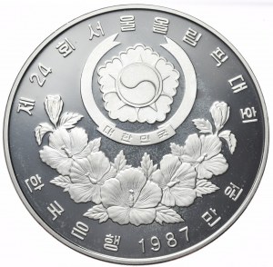 Kórea, 10000 wonov, 1987. 1 unca.