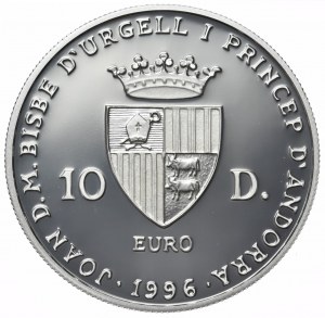 Andorra, 10a cena, 1996. Episcopale