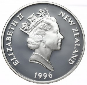 Nový Zéland, 5 dolarů, 1996.