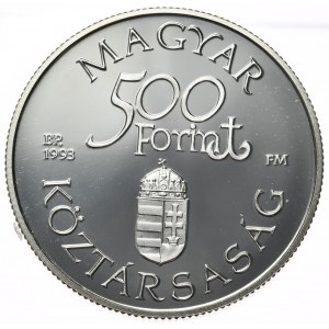 Węgry, 500 Forintów, 1993r. Arpad