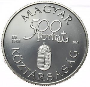 Hungary, 500 Forints, 1993. Arpad