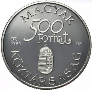 Maďarsko, 500 forintů, 1994. Carolina