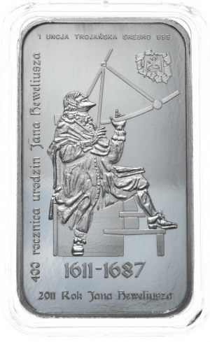 1 oz Barren. Silberne Münze, Hevelius