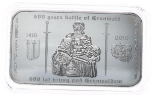 Tyčinka 1oz. Strieborná mincovňa, Grunwald, 5 ks.