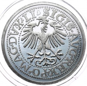Mezzo penny lituano di Sigismondo Augusto, 1 oz, Ag 999, 10 pezzi.