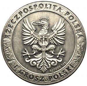 Husaria1, 1 Grosz Polski, 2022r. kolor