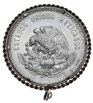 Mexique, 5 pesos, 1947 encadré
