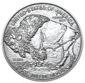 USA, bizon, 1 oz, Ag 999, BU, 5 ks.