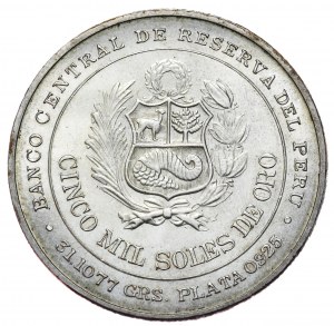 Pérou, 5000 Soli, 1979, 1 oz.