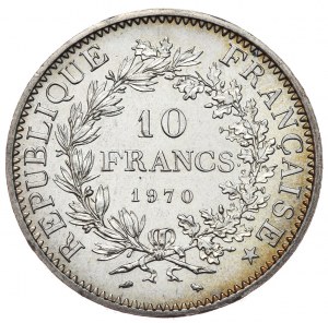 Francia, 10 franchi Hercules 1970.
