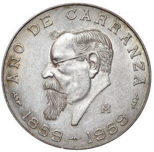 Mexico, 5 Pesos, 1959, V. Carranza