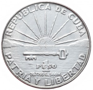 Kuba, 1 peso, 1953.