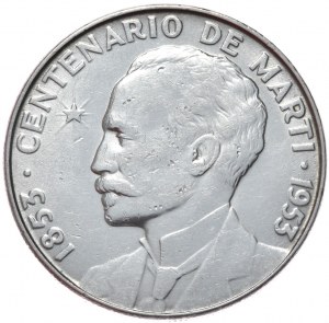 Kuba, 1 peso, 1953.