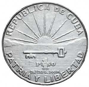 Kuba, 1 peso, 1953.