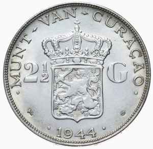 Curaçao 2½ guldena, 1944r.