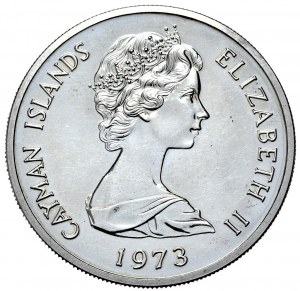 Kaimaninseln, 5 Dollar, 1973.