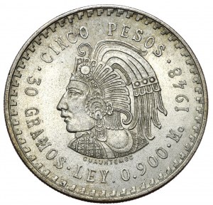 Messico, 5 Pesos, 1948.