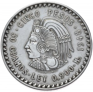 Messico, 5 Pesos, 1948.