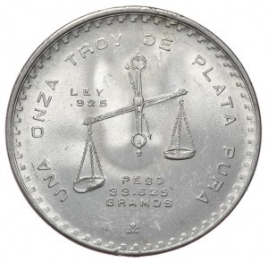 Mexique, Balances, 1980. 1 oz.