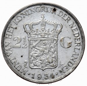 Pays-Bas, 2½ Gulden, 1931.