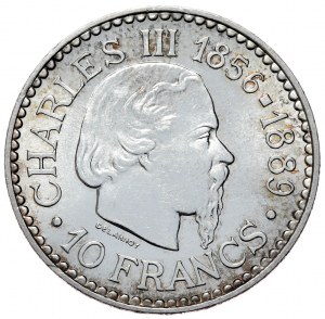 Monaco, 10 francs, 1966.