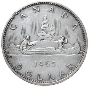 Canada, 1 dollaro, 1965.
