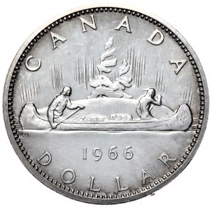 Canada, $1, 1966.