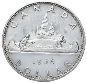 Kanada, 1 $, 1966.