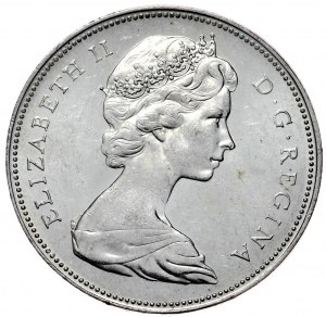 Canada, $1, 1966.
