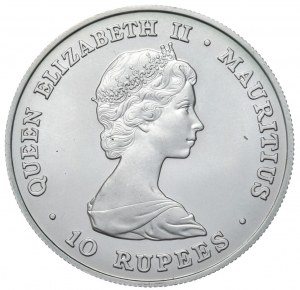 Mauritius, 10 Rupien, 1981.