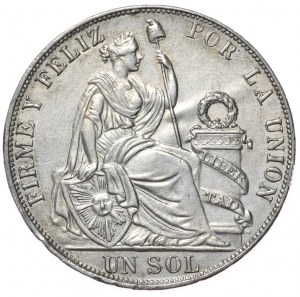 Peru, 1 Sol, 1892.