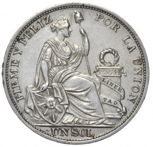 Peru, 1 Sol, 1893, Rarity