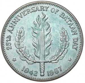 Filipíny, 1 peso, 1967.