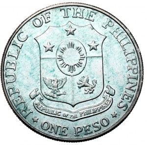 Filipíny, 1 peso, 1967.