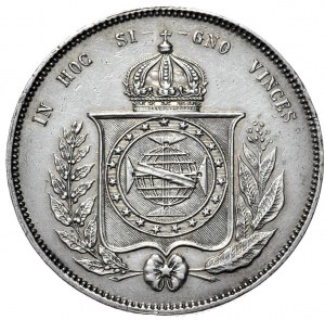 Brazília, 2000 Reis (Reali), 1856.