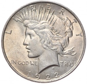 USA, 1 Dolar, 1922r. Peace