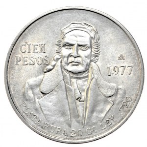 Mexiko, 100 pesos, 1977.